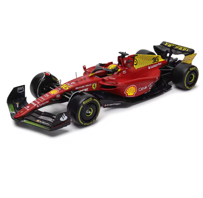 Miniature Scuderia Ferrari 2022 F1-75 #16 – Charles Leclerc