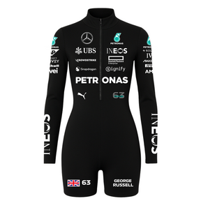Macaquinho George Russell Preto Mercedes - 2024