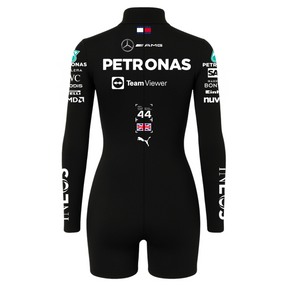 Macaquinho Lewis Hamilton Preto Mercedes - 2024