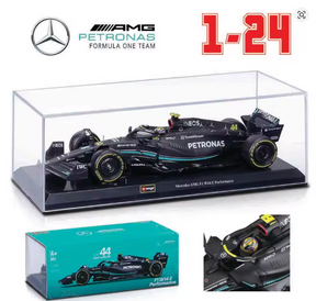 Miniature Mercedes-AMG Petronas Formula One Team 2023 W14E 44 – Lewis Hamilton