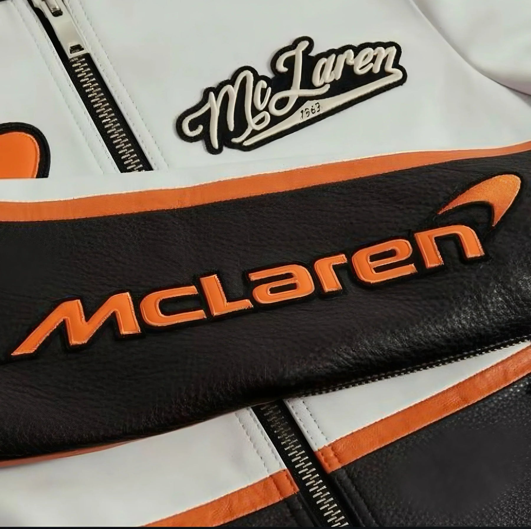 Jaqueta McLaren de Couro