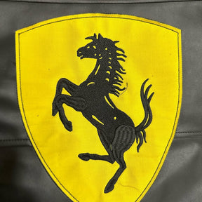 Jaqueta Ferrari F1 Vintage Preta