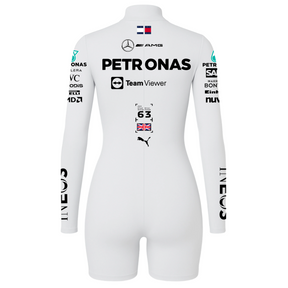 Macaquinho George Russell Branco Mercedes - 2024