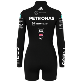 Macaquinho George Russell Preto Mercedes - 2025