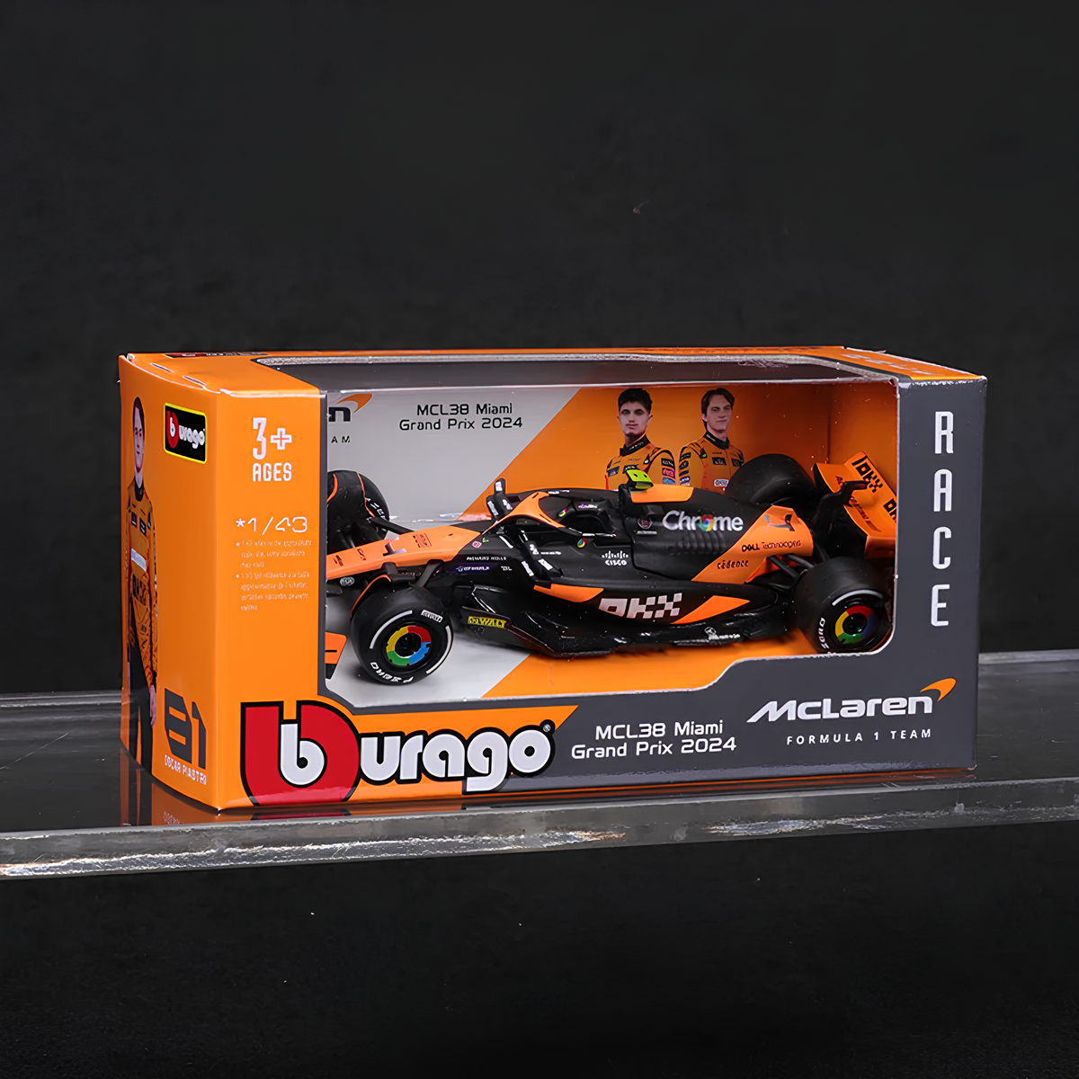 Miniature McLaren 2024 MCL38 #4 – Lando Norris