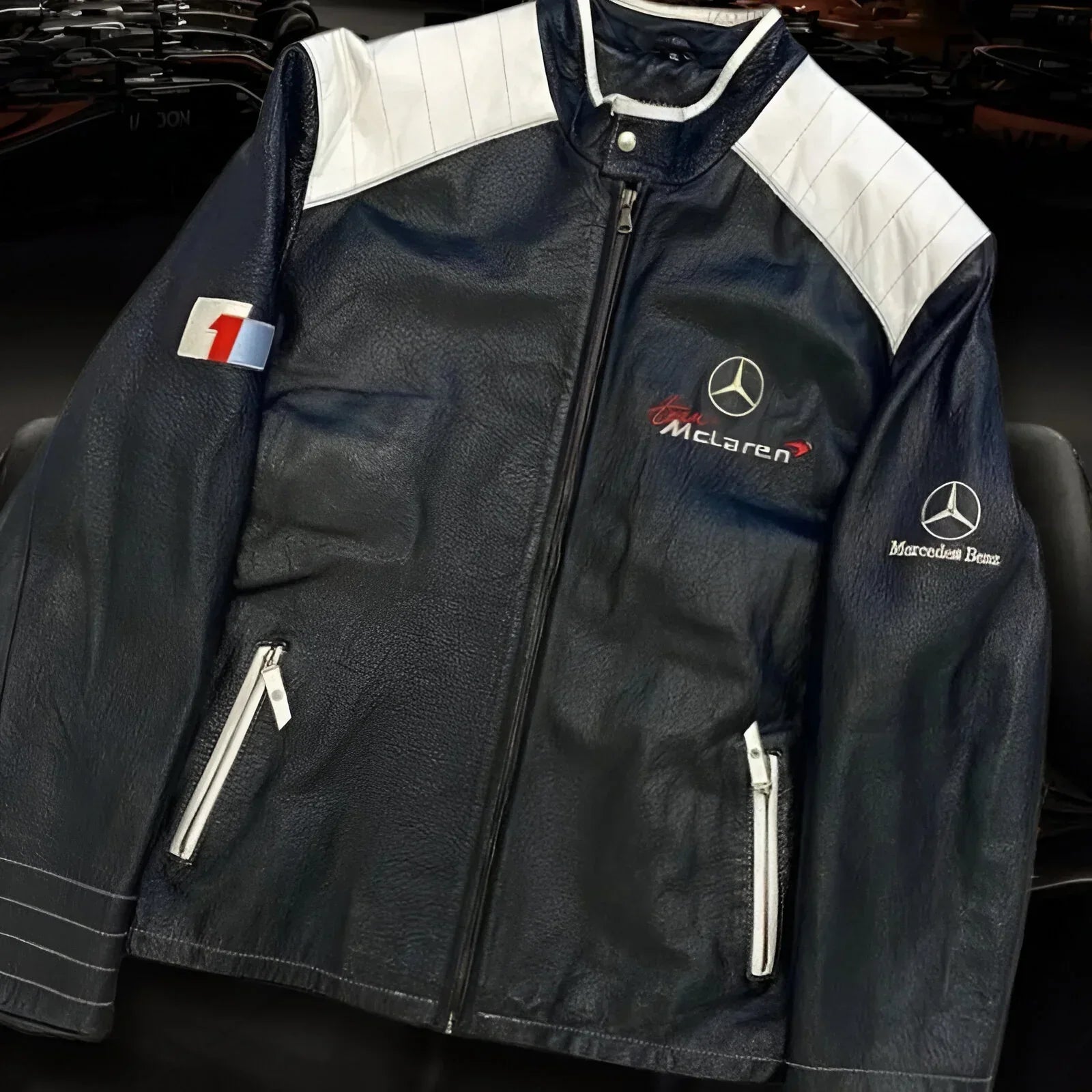 Jaqueta McLaren Vintage Preta